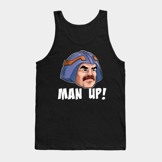 Man-at-Arms Man Up Tank Top by frankriggart